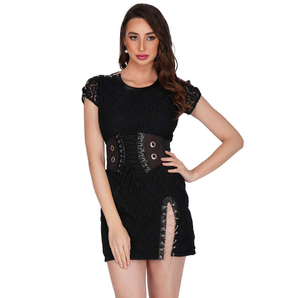 Attitude Corsets - Lisanna Korset Taille riem - Bruin